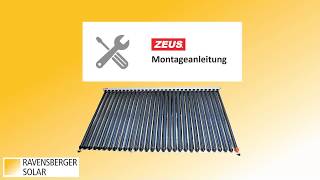 Montageanleitung Zeus Solarthermie Solarkollektoren Solarthermie Flachkollektor [upl. by Augustine]