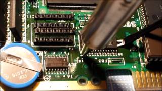 SEGA MEGACD Model 1 Circuit Repair  SRAM removal 1 of 2 [upl. by Eaj]