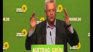 Rede von Winfried Kretschmann zu S21 und neuer Demokratie — BDK Freiburg 20112010 [upl. by Nylac841]