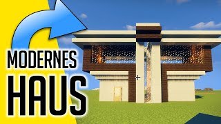 Wie baut man ein modernes Haus In Minecraft  Minecraft modernes Haus bauen [upl. by Battiste]