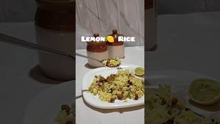 Leftover rice recipe  Lemon rice recipe [upl. by Nagem9]