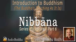 Bhikkhu Bodhi Introduction to Buddhism  6Nibbana  Lectures [upl. by Phil79]