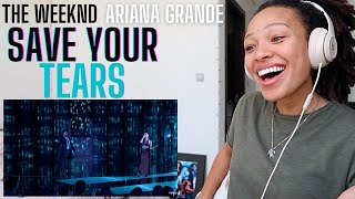 The Weeknd amp Ariana Grande – Save Your Tears Live  2021 iHeart Radio Music Awards REACTION [upl. by Analise428]