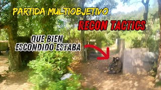 PARTIDA MULTIOBJETIVO RECON TACTICS  AIRSOFT [upl. by Eseenaj571]