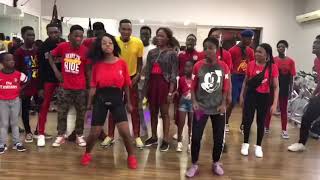 Woske by Olamide dance routine by lisaquama and liyadances Choreo by afrobeast [upl. by Sucam]