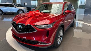 Performance Red 2024 Acura MDX Advance Walkaround [upl. by Zusman264]