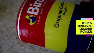 BIRDS ORIGINAL CUSTARD POWDER [upl. by Adnalohs743]