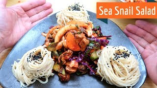 How to make Spicy Sea Whelk Salad Golbaengi Muchim [upl. by Atiniv]