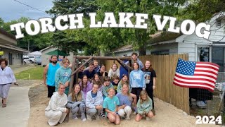 Torch Lake Michigans Crystal Clear Blue Water The Caribbean Of The Midwest [upl. by Nivek]