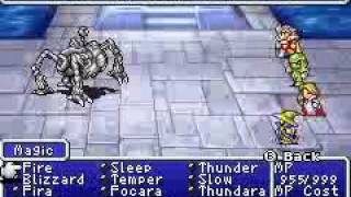 Final Fantasy 1 Dawn of Souls GBA Secret Bosses [upl. by Quirita334]