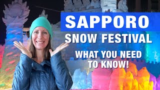 SAPPORO SNOW FESTIVAL in Hokkaido Japan ❄️ Guide to Plan Your Visit [upl. by Malkah]