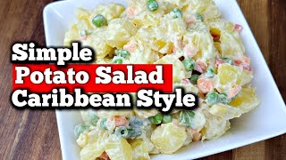 Simple Jamaican Style Potato Salad  Caribbean Potato Salad [upl. by Eniamret549]