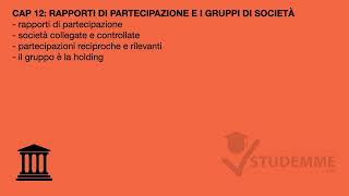 Rapporti di partecipazione e gruppi di società  VIDEO RIASSUNTO DIRITTO COMMERCIALE [upl. by Yrogiarc381]