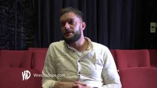 Finn Balor entrance amp bodypaint explained  Interview [upl. by Ecilef]