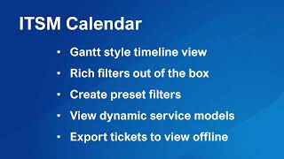 How to use the calendar in BMC Helix ITSM 233 [upl. by Clerc135]