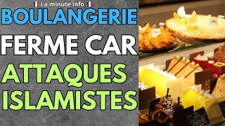 CETTE BOULANGERIE FERME SES PORTES SUITE A DES ATTAQUES ISLAMISTES CAR ILS VENDAIENT DU PORC [upl. by Kilroy665]