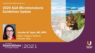 2020 AUA Microhematuria Guidelines Update [upl. by Lexa]