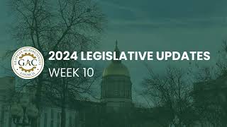 Georgia Agribusiness Council  2024 Georgia Legislative Session Week10 Update [upl. by Bakerman]