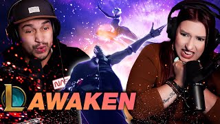 REACTING TO AWAKEN  League of Legends cinematic  THIS LOOKS INCREDIBLE [upl. by Suiram]