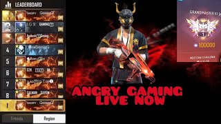 CS RANKED PUSH🥵 TOP 1 স্কোয়াড এখন লাইভে🥵 ANGRY GAMING YT LIVE 🛑🥵 Season 41 [upl. by Anaihsat177]