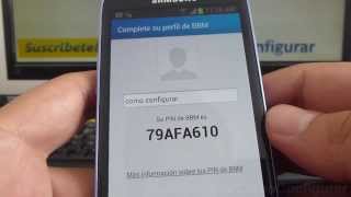 como Descargar blackberry messenger bbm gratis samsung Galaxy s3 mini i8190 español Full HD [upl. by Avery]