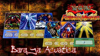 YuGiOh Forbidden Memories El Santuario De La Oscuridad Baraja Acuática [upl. by Norvell]