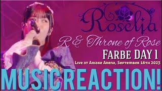 HAPPY NEW YEAR🎊🥂🎉🥳Roselia  “R” amp Throne of Rose FARBE DAY 1 Live  Music Reaction🔥 [upl. by Orual]