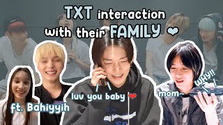 TXT interaction with their own family and with each others families ft Kep1er Bahiyyih [upl. by Aimik]