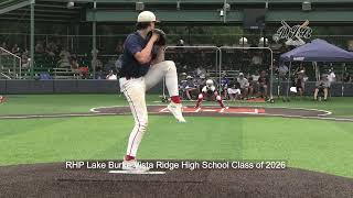 RHP Luke Burke Vista Ridge High School Class of 2026 [upl. by Hajed791]