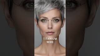 Featherweight Titanium Rimless Glasses 😲 Weighing Just 37g 🤯 glassesfashion eyeglasses [upl. by Nwahsuq151]