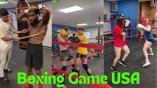 Boxing Game USAboxing match BOXING fightMike Tyson USA [upl. by Felix]