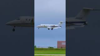 2015 Learjet 45 Landing At New Century AirCenter JCIKIXD  N355K [upl. by Ulrika262]