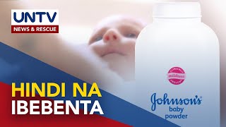 Talcbased baby powder ng Johnson amp Johnson hindi na ibebenta simula sa 2023 [upl. by Virgina]