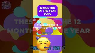 Months of the Year Syllable Song Phonological Awareness  5J Songs [upl. by Zsazsa]