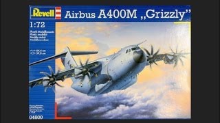 Revell 172 Airbus A400M quotGrizzlyquot Scale Model Review [upl. by Sax456]