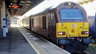 DB Pullman 67024 passes through Ramsgate on a British Pullman Luncheon 23112023 [upl. by Emili915]