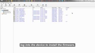 Firmware installation [upl. by Aryt751]