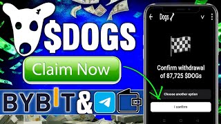 DOGS Withdrawal Tutorial Claim Coin in Bybit amp Telegram Wallet [upl. by Rillis509]