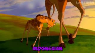 The Lion King  Circle Of Life One Line Multilanguage HD [upl. by Viridissa]