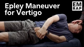 Epley Maneuver Performed on a Patient Suffering from Vertigo [upl. by Suitangi]