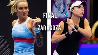 Tereza Martincova VS Viktoriya Tomova  W80 Zaragoza Challenger Spain 2023  Final [upl. by Ylrae]