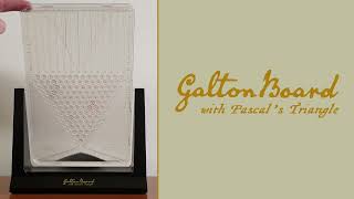 Galton Board with Pascals Triangle [upl. by Ellebyam]