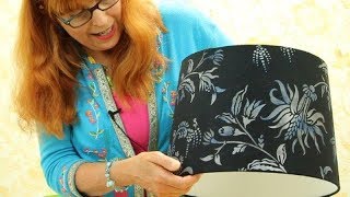 Lampshade Stenciling DIY with Helen Morris [upl. by Irac]