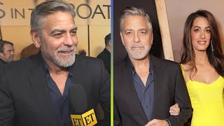 George Clooney Admits Amals Red Carpet Looks Leave Him Embarrassed About His Own [upl. by Reube]