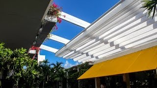 EnFold Retractable Canopy at Bal Harbour Shops [upl. by Ulphiah]