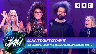 Slay It Don’t Spray It with The Vivienne Courtney Act Ricki Lake and Reggie Watts 💦 That’s My Jam [upl. by Hanikahs138]