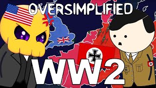 American Reacts to WW2  Oversimplified Part 1 [upl. by Melicent]