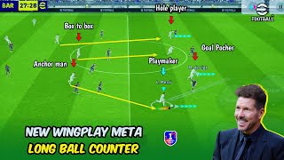 LBC is Back Diego Simeone Manager  Long Ball Counter Tactics  efootball 2024 [upl. by Ahsa]