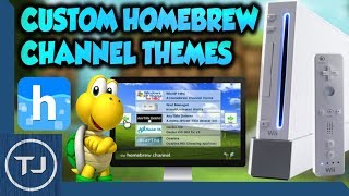 Wii How To Install Custom Homebrew Channel Themes [upl. by Nayrda]