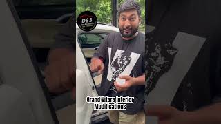 Grand Vitara Interior Modifications carmodification modified interiordesign vrindavan youtube [upl. by Gildus]